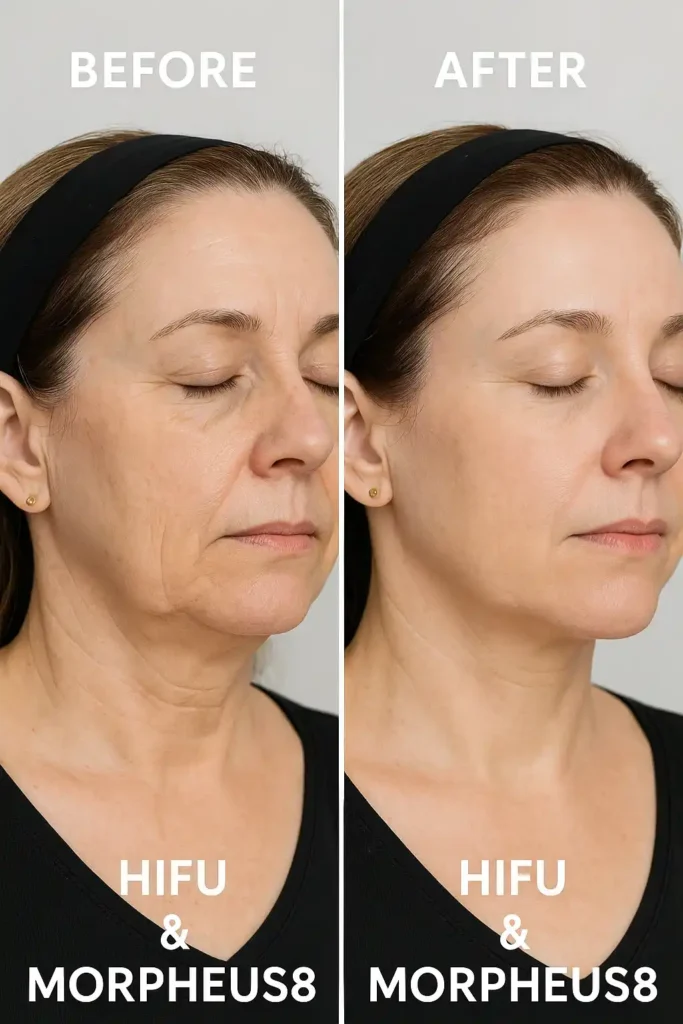 HIFU & Morpheus8 treatment results Wickford - book in today!